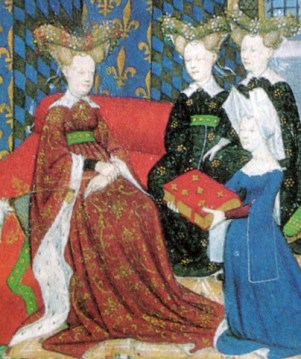 Christine Presenting Her Book to Queen Isabeau, WikiCommons Images