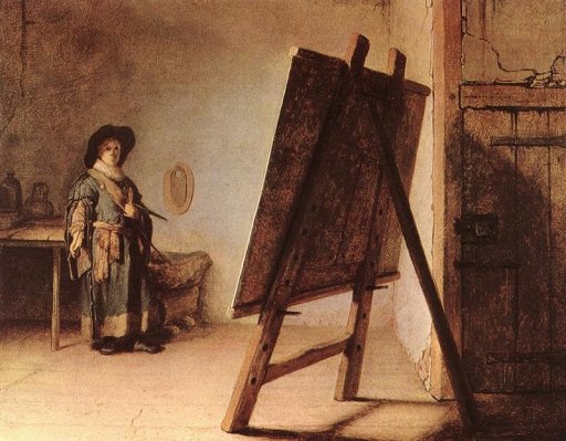 rembrandt-artist-in-his-studio