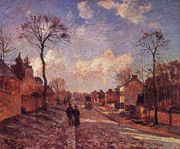 La route de Louveciennes,  oil on canvas by Camille Pissarro (1830-1903), French