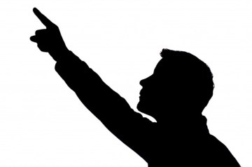 man-pointing-silhouette