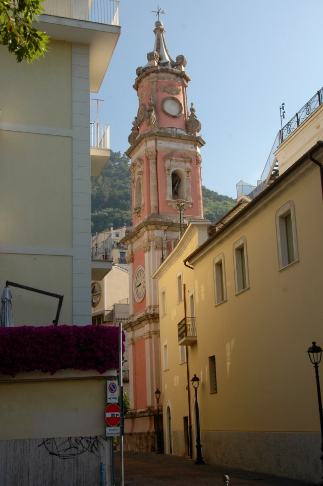 Light and Shadow Along a Salerno Street