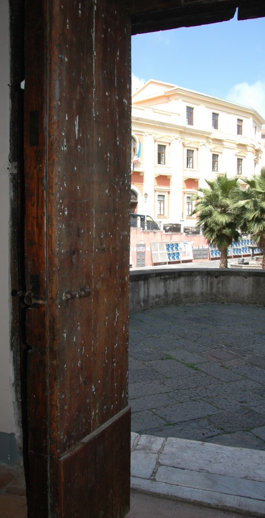 Looking out the door Santa Sofia Complex