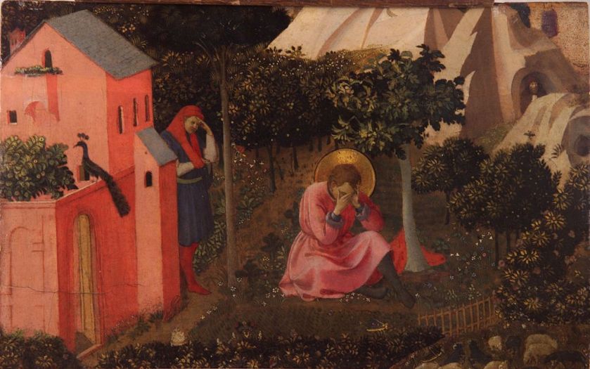 "The Conversion of St. Augustine" by Fra Angelico (born Guido di Pietro; c. 1395[2] – February 18, 1455) 